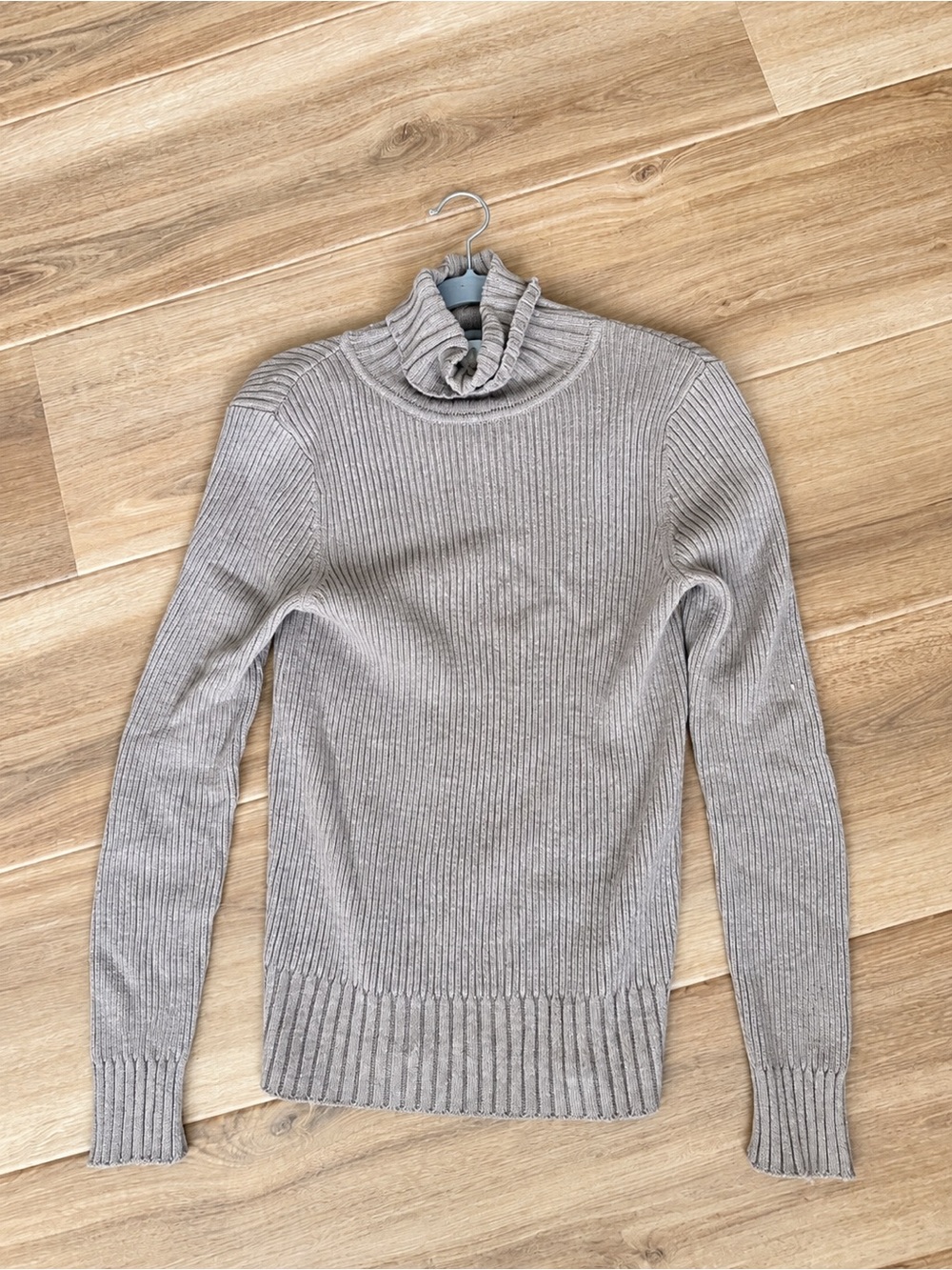Sonoma Ribbed Turtleneck Sweater - Taupe